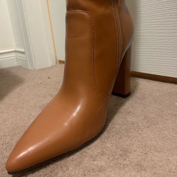 NEW TAN THIGH HIGH BOOTS - Picture 4 of 15